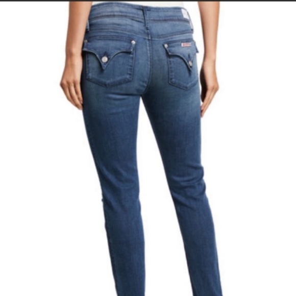 NWT Hudson Collin Distressed Raw Hem Skinny Jeans - Picture 3 of 12